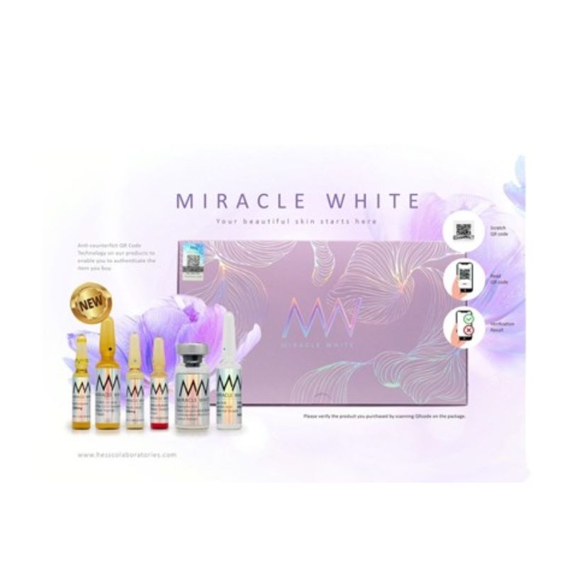 Miracle White 60000mg Skin Whitening Injection