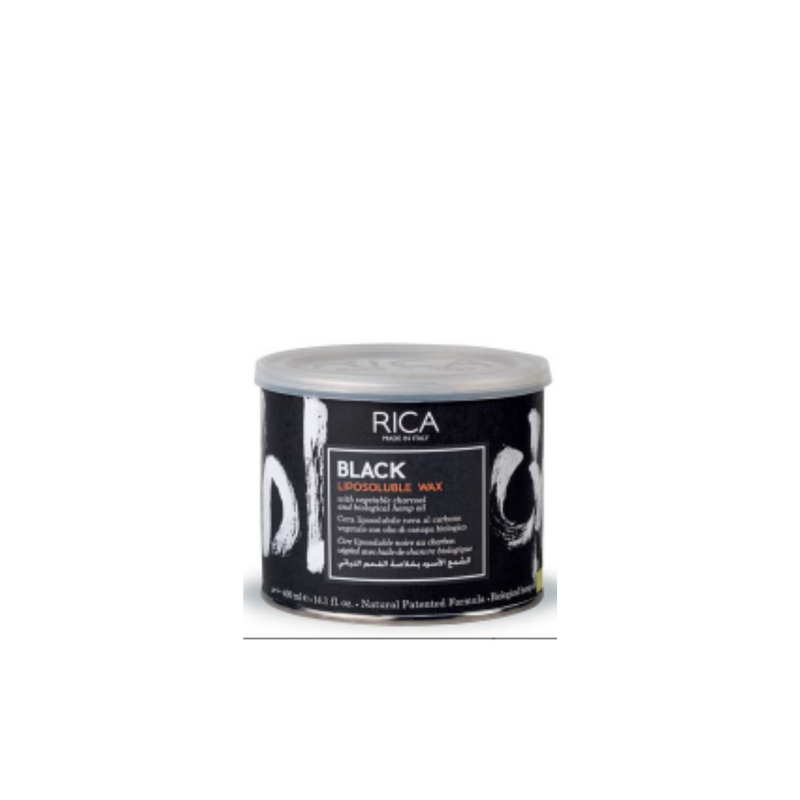 Rica Black Liposoluble Wax for All Skin Types 400ml