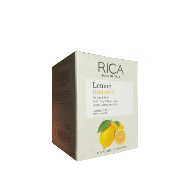 Rica Lemon Hard Wax 3 Pieces