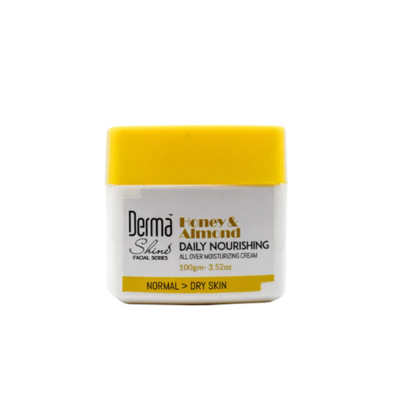 Derma Shine Honey & Almond Daily Nourishing Moisturizing Cream 100 GM