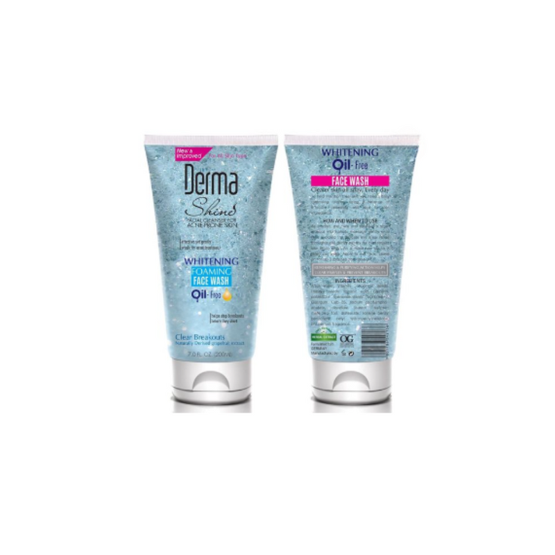 Derma Shine Oil Free Whitening Foaming Face Wash 200 GM