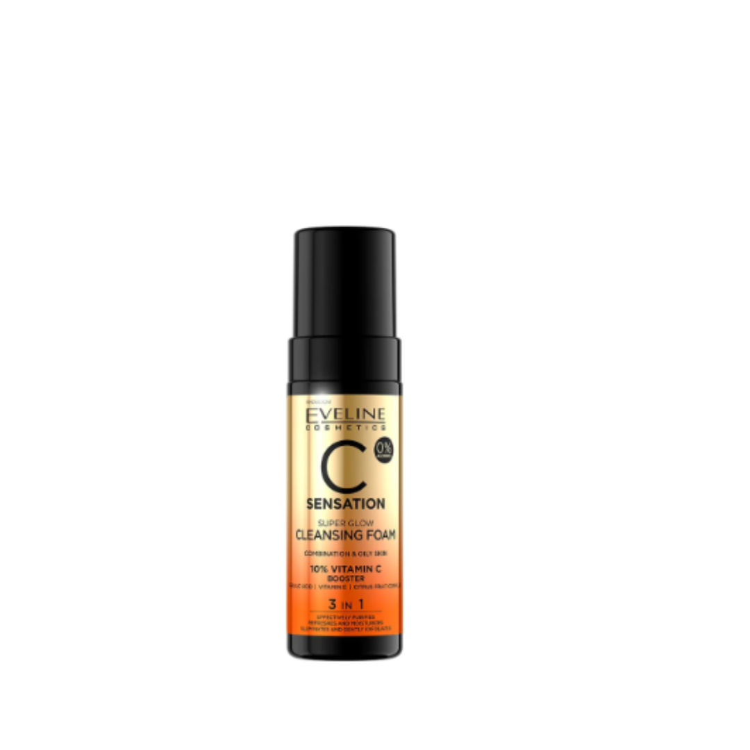 EVELINE C Sensation Super Glow 3 in 1 Cleansing Foam 150 ML