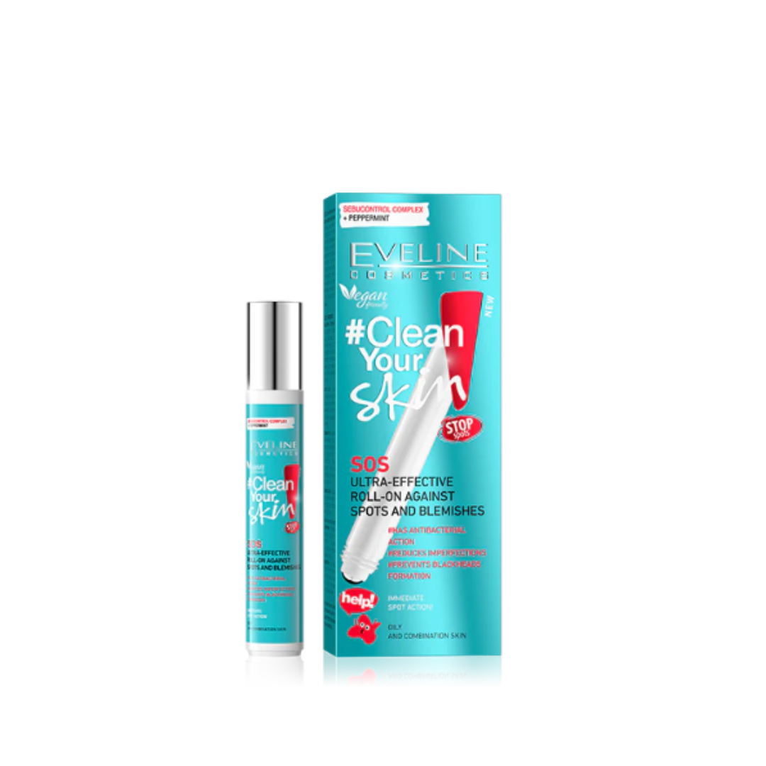 EVELINE Clean Your Skin Effective Roll On Against Spots 15 ML
