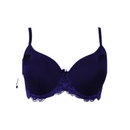 BLS Breathable Wired And Light Padded Bra Blue