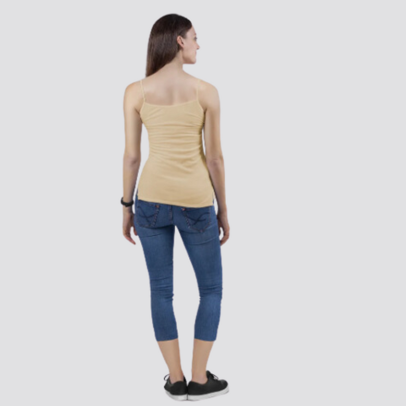 BLS Colleen Stretchable Cotton Camisole Beige