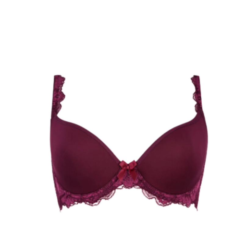 BLS Breathable Wired And Light Padded Bra Raspberry