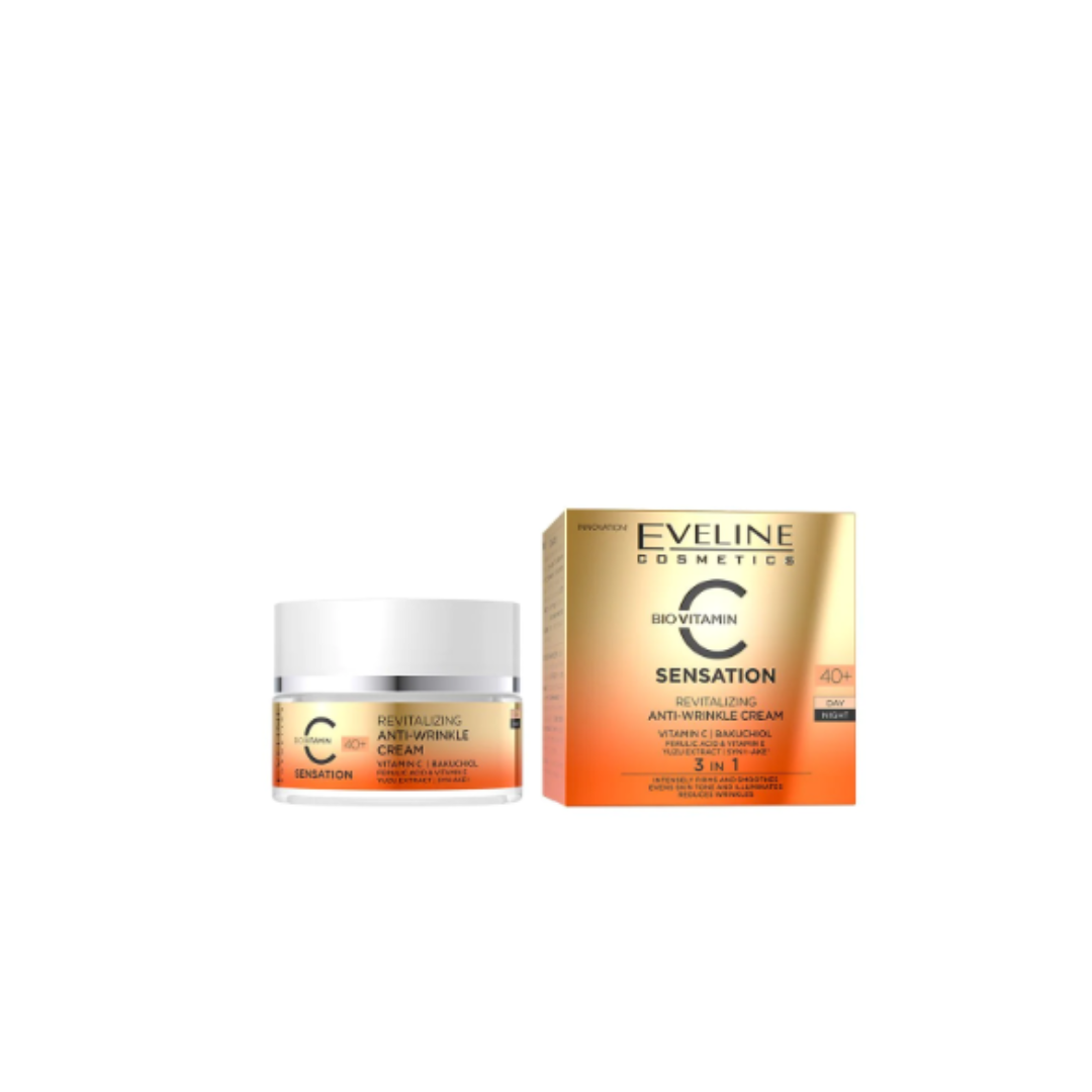 EVELINE C Sensation Revitalizing Anti Wrinkle 40+ Day & Night Cream 50 ML