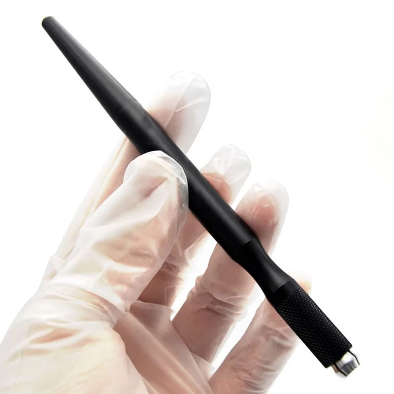 Manual Microblading Pen – Aluminum Handle for Eyebrow Tattoo & PMU (135mm)