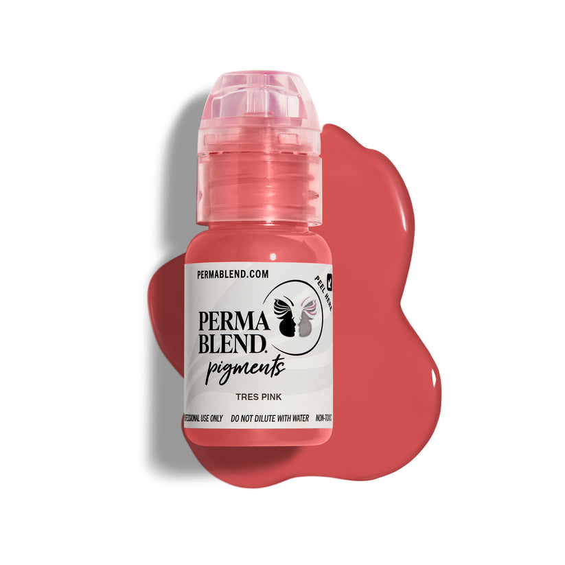 Perma Blend Tres Pink 15ml Pigment – Professional PMU Lip Blush & Lip Tint Ink