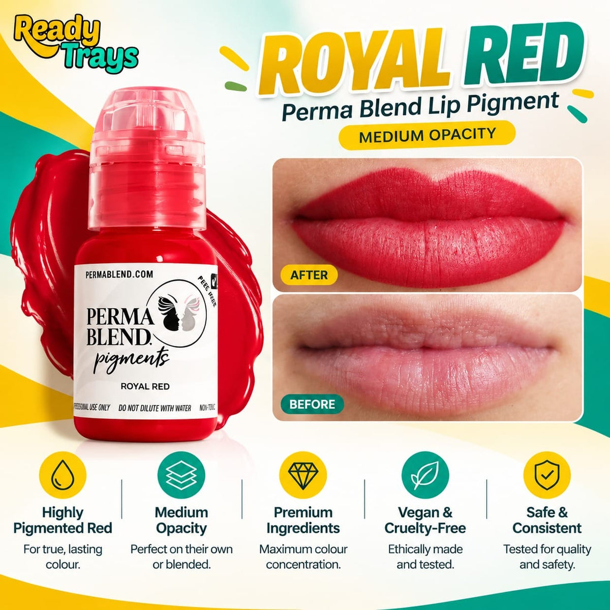 Perma Blend Pigments 15ml – Available Colors