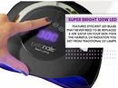 BELLANAILS UV LED Nail Lamp - 120W black color