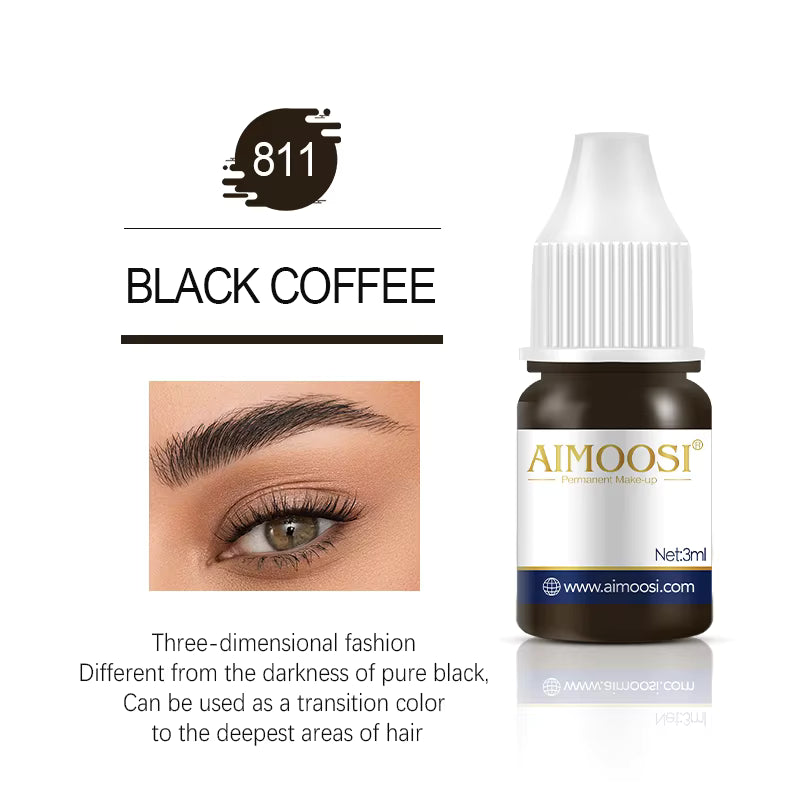 AIMOOSI PMU Pigments Eyebrows Color Series – 6 PCS (3ml Each)