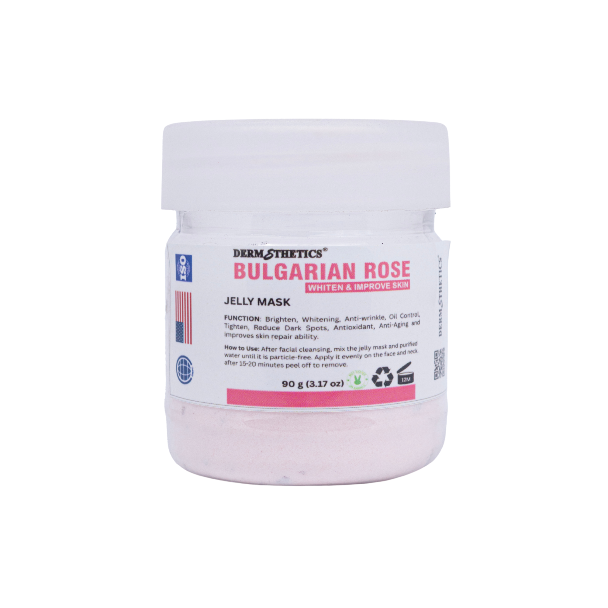 Bulgarian Rose Jelly Mask 90g – Soothing & Hydrating Facial Mask