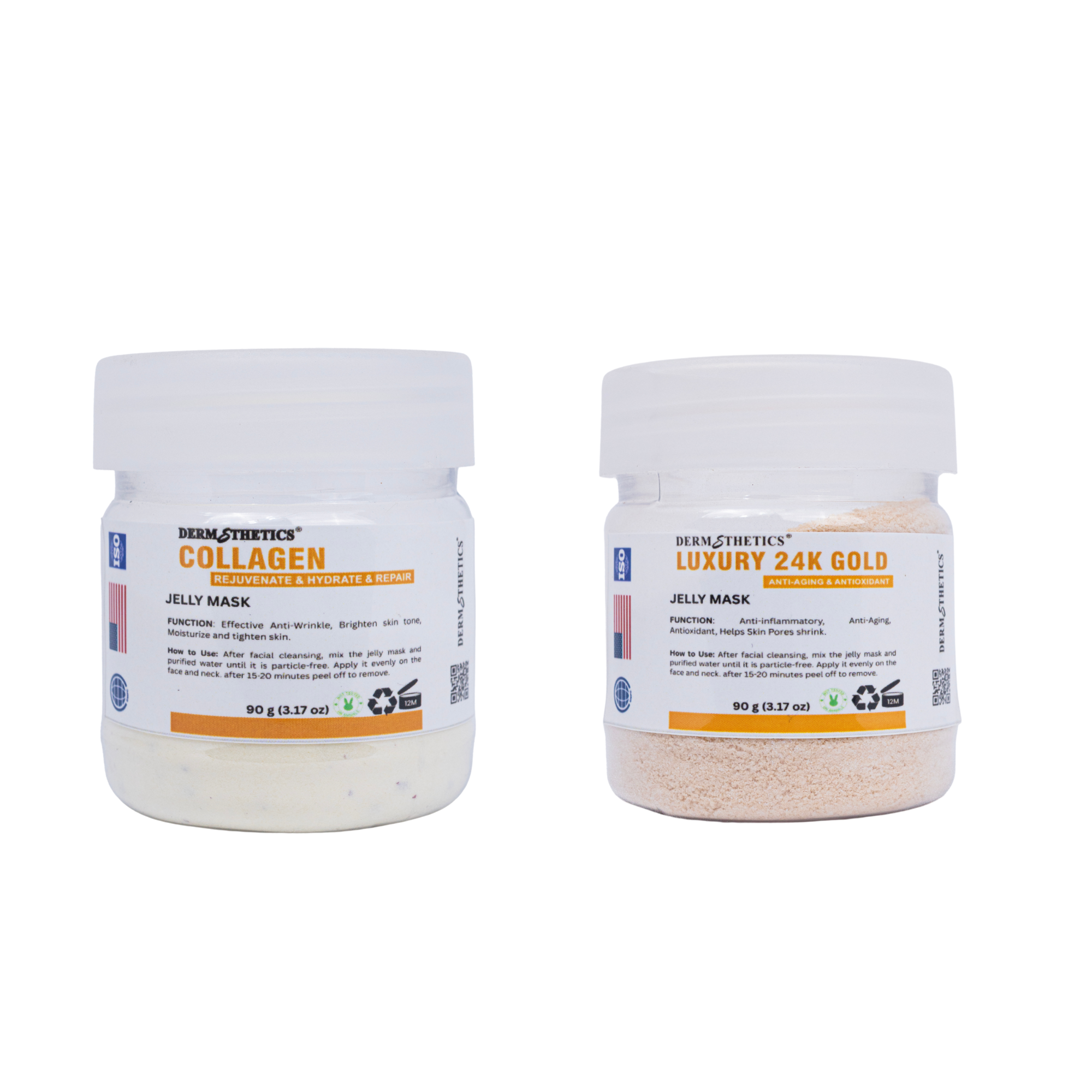 Anti-Aging Duo – Collagen + Luxury Jelly Mask (2 x 90g Jars)