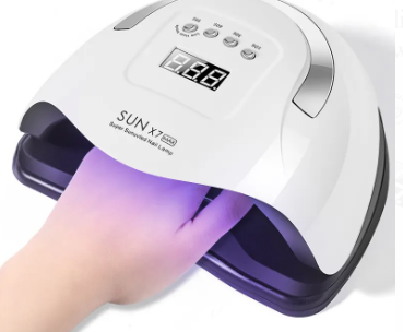SUN X7 MAX UV LED Lamp - 180W For Manicure Dryer With Sensor LCD Display