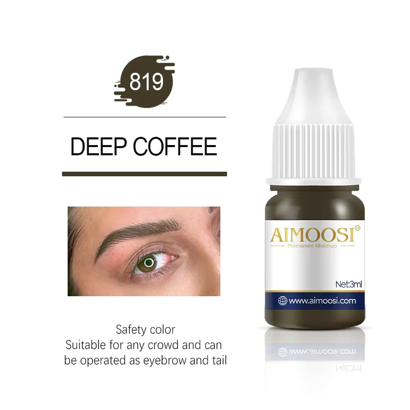 AIMOOSI PMU Pigments Eyebrows Color Series – 6 PCS (3ml Each)