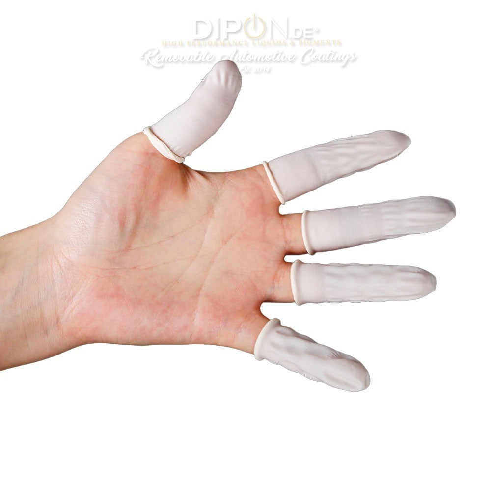 Disposable Latex Finger Cots / Protective Finger Covers (Pack of 20)