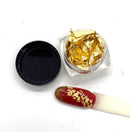 Golden Foil For Acrylic nails And Nail Decoration Pot