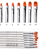 7Pcs/Set Nail Art UV Gel Brushes - Acrylic Painting Drawing Nail Pens