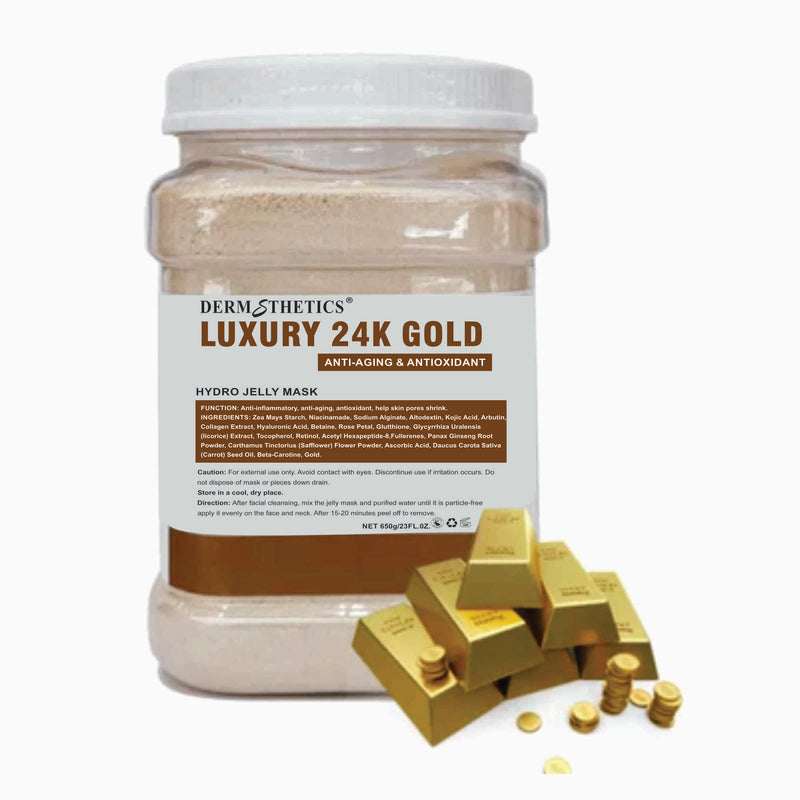 Dermsthetics Luxury 24K Gold Jelly Mask – Firming & Anti-Aging (650g)