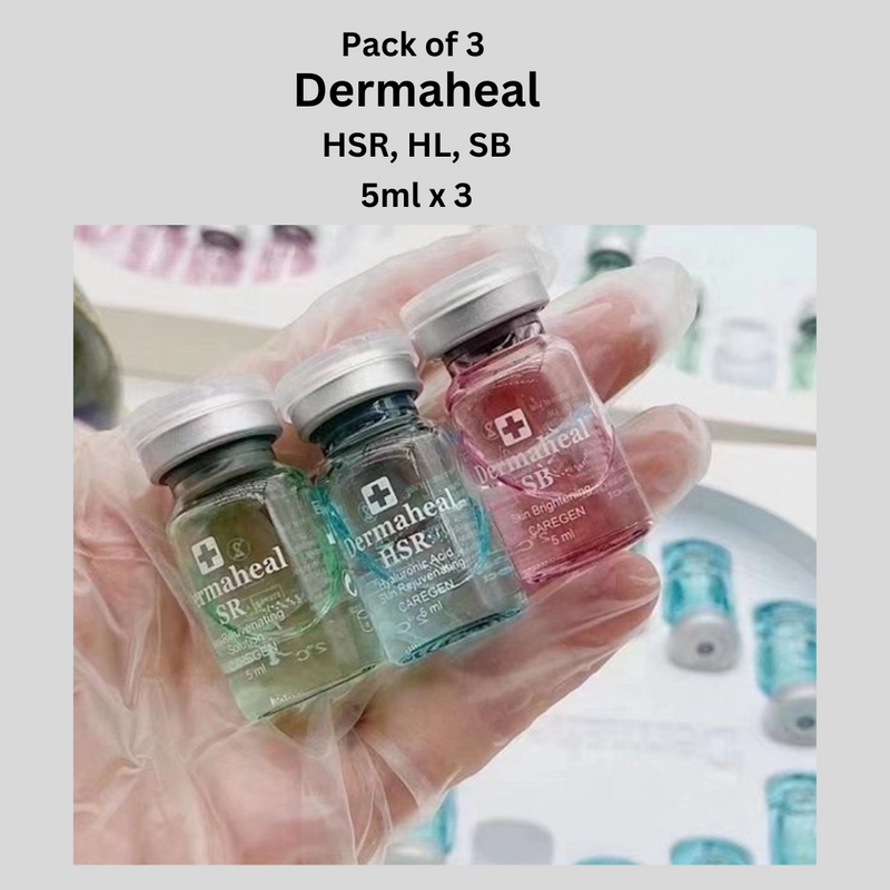 Dermaheal SB, HSR, and HL Set – 5ml x 3 Vials