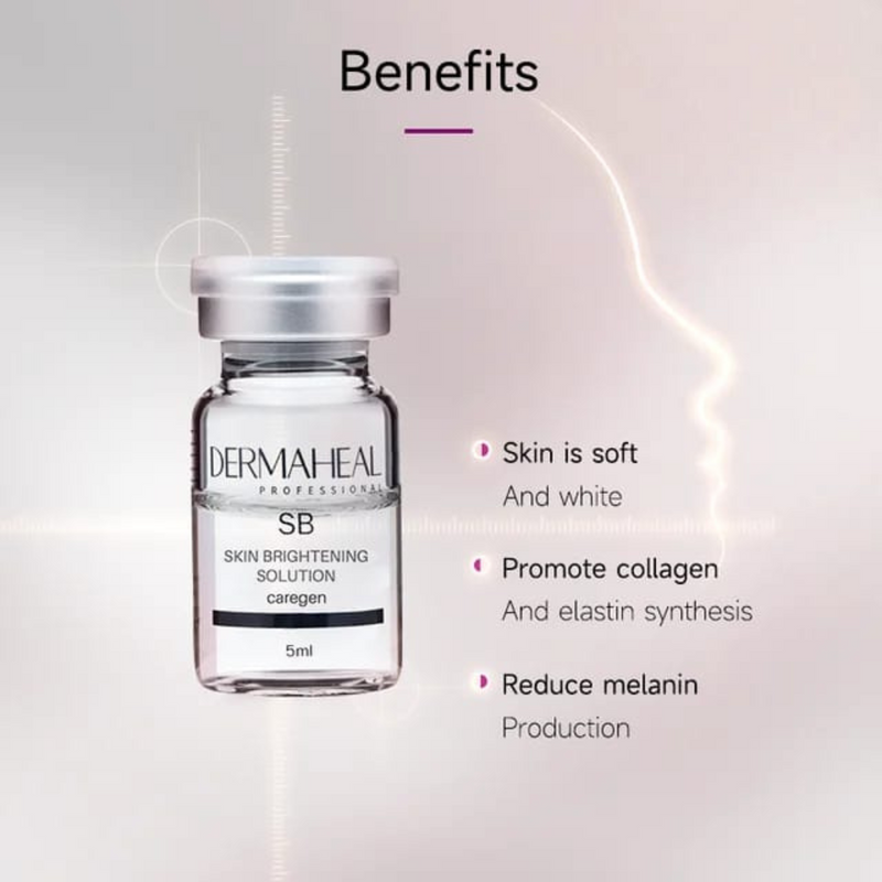 Dermaheal SB Skin Brightening Solution | Advanced Mesotherapy Serum for Radiant Skin