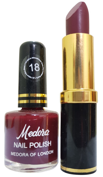 Medora Lipstick and Nail Polish Pair Pack 18