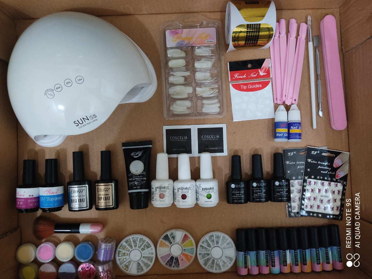 Polygel Nail home Studio kit DIY Home - 401