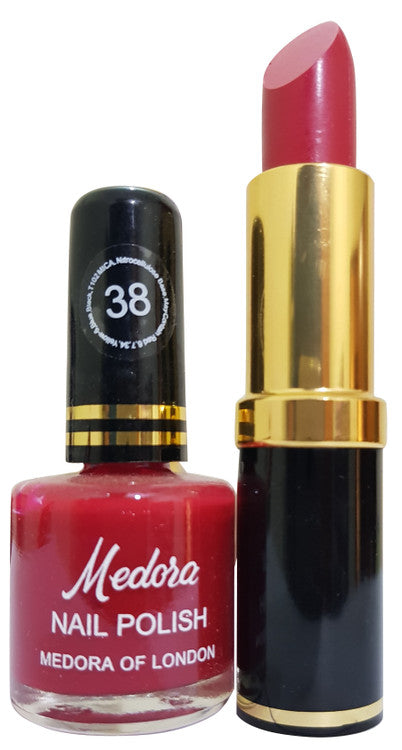 Medora Lipstick and Nail Polish Pair Pack 38