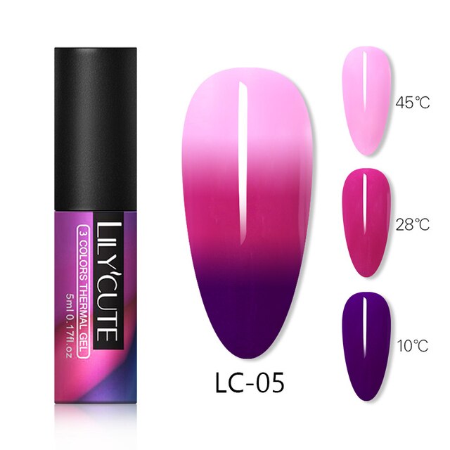Lilycute 3 Colors Thermal UV Gel 5ml Color - #05