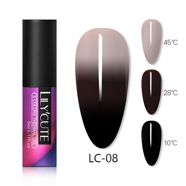 Lilycute 3 Colors Thermal UV Gel 5ml Color - #08