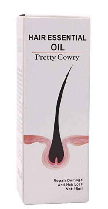 Pretty Cowry  Hair Essential Oil Repair Damage, Anti Hair Loss 18ml 