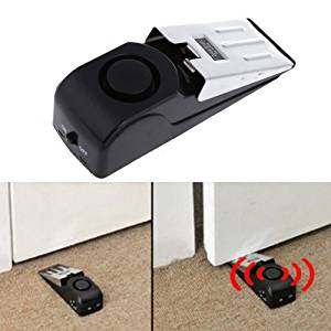 Door Alarm Stopper with Siren for Home Hotel and Dorm Rooms