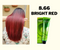 BREMOD Fashion Hair Color Light Intense Red Blond 8.66