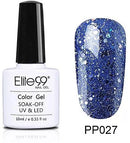 Elite 99 Purple Series Glitter UV Nail Gel 10ML Color -