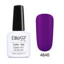 Elite 99 Hybrid Semi Permanent UV Nail Gel 10ML Color -