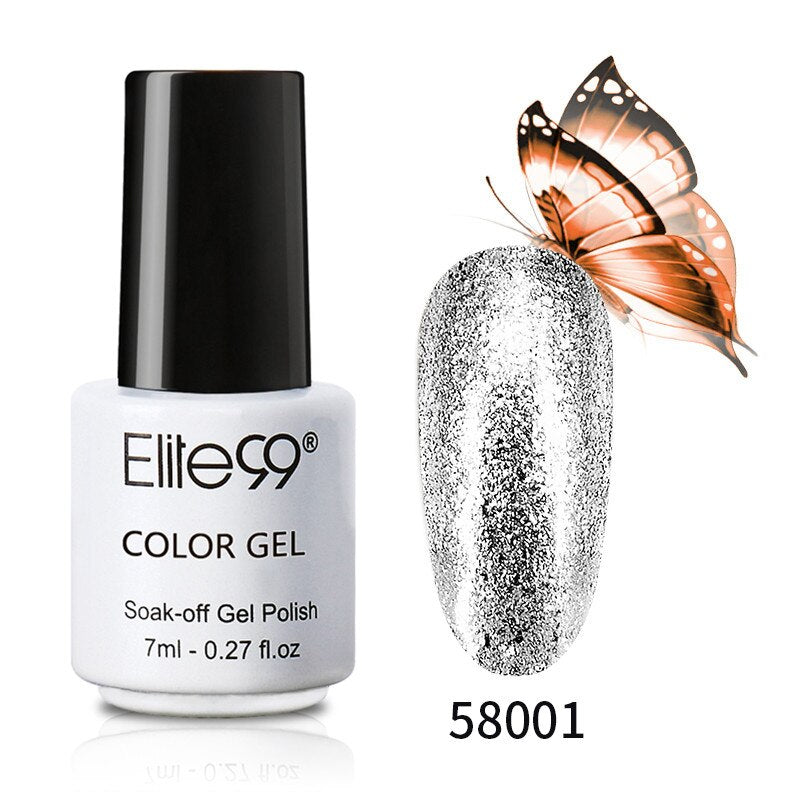 Elite 99 Platinum Glitter UV Nail Gel 7ML Color -