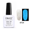 Elite 99 Luminous Glow In Dark UV Nail Gel 10ML Color -