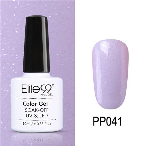 Elite 99 Purple Series Glitter UV Nail Gel 10ML Color -