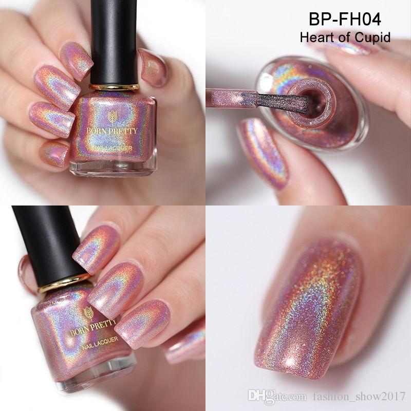 Born Pretty UV Nail Gel Stamping Flourish Holographic Series Color #BP-FH04 Heart Of Cupid