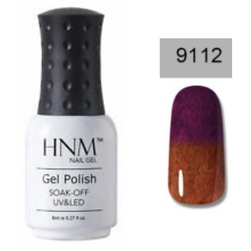 HNM Temperature UV Nail Gel Polish 8ml Color -