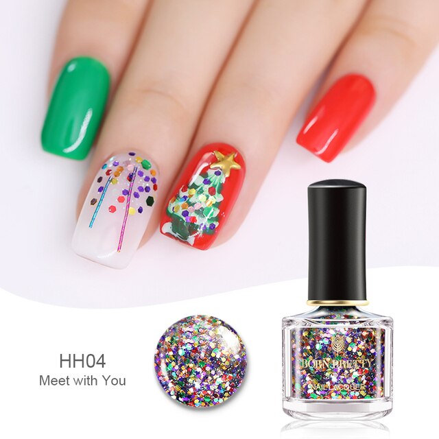 Born Pretty UV Nail Gel Stamping Holo Holiday Series Color