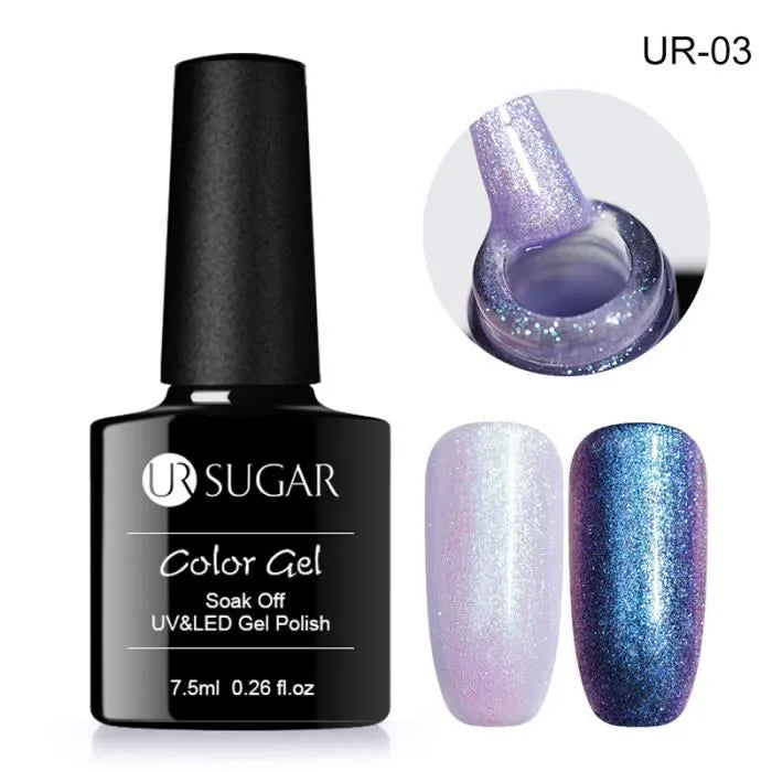 UR Sugar UV Nail Gel 7.5ml - Mermaid Glitter Gel Color UR-03