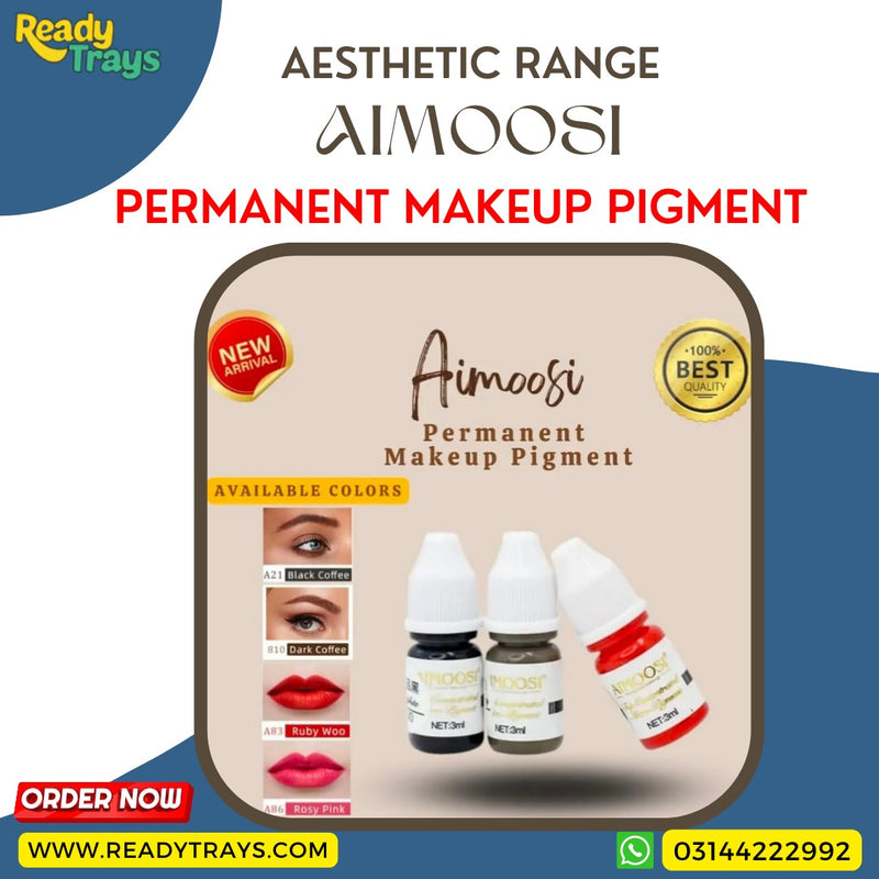 Aimoosi Pigment Pure Organic Pigment Microblade Tattoo Ink For Permanent Makeup