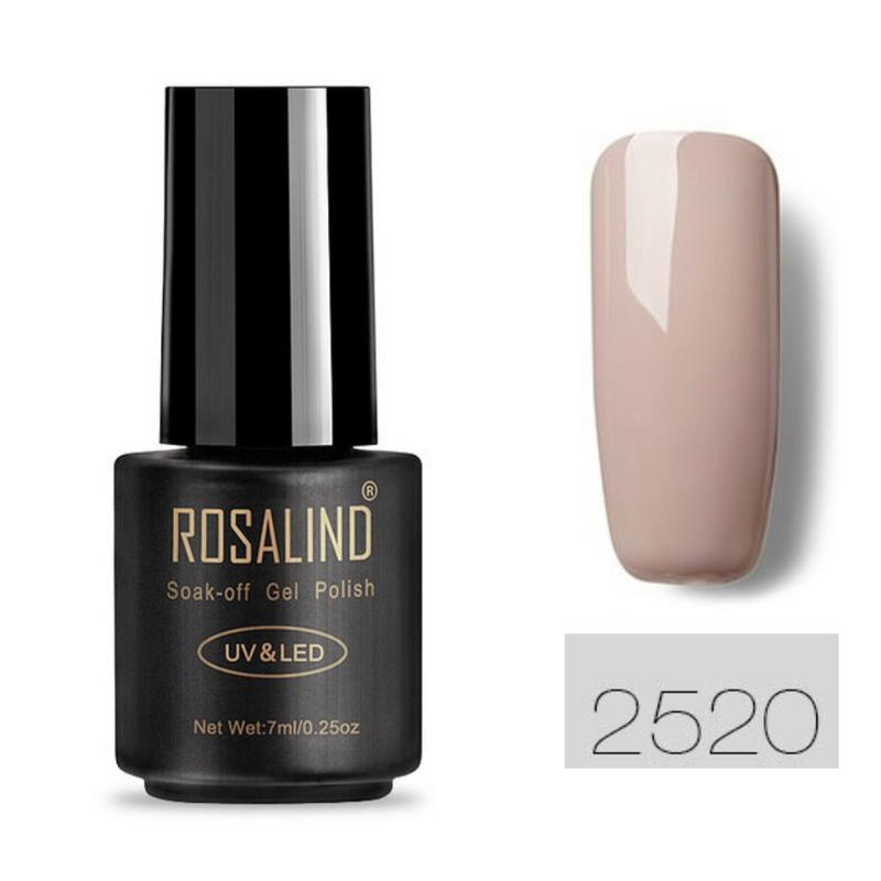 Rosalind Soak Off UV Nail Gel Polish 7ml Color -