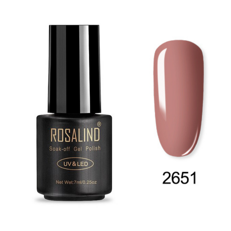 Rosalind Soak Off UV Nail Gel Polish 7ml Color -