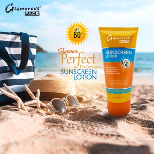 Glamorous facial sunscreen lotion spf 60+ (150ml)