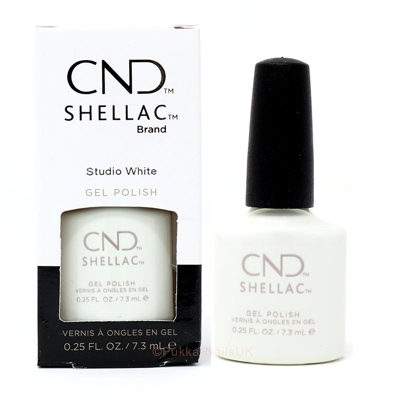 CND Shellac UV Nail Gel Polish 7.3ml Color - Studio White