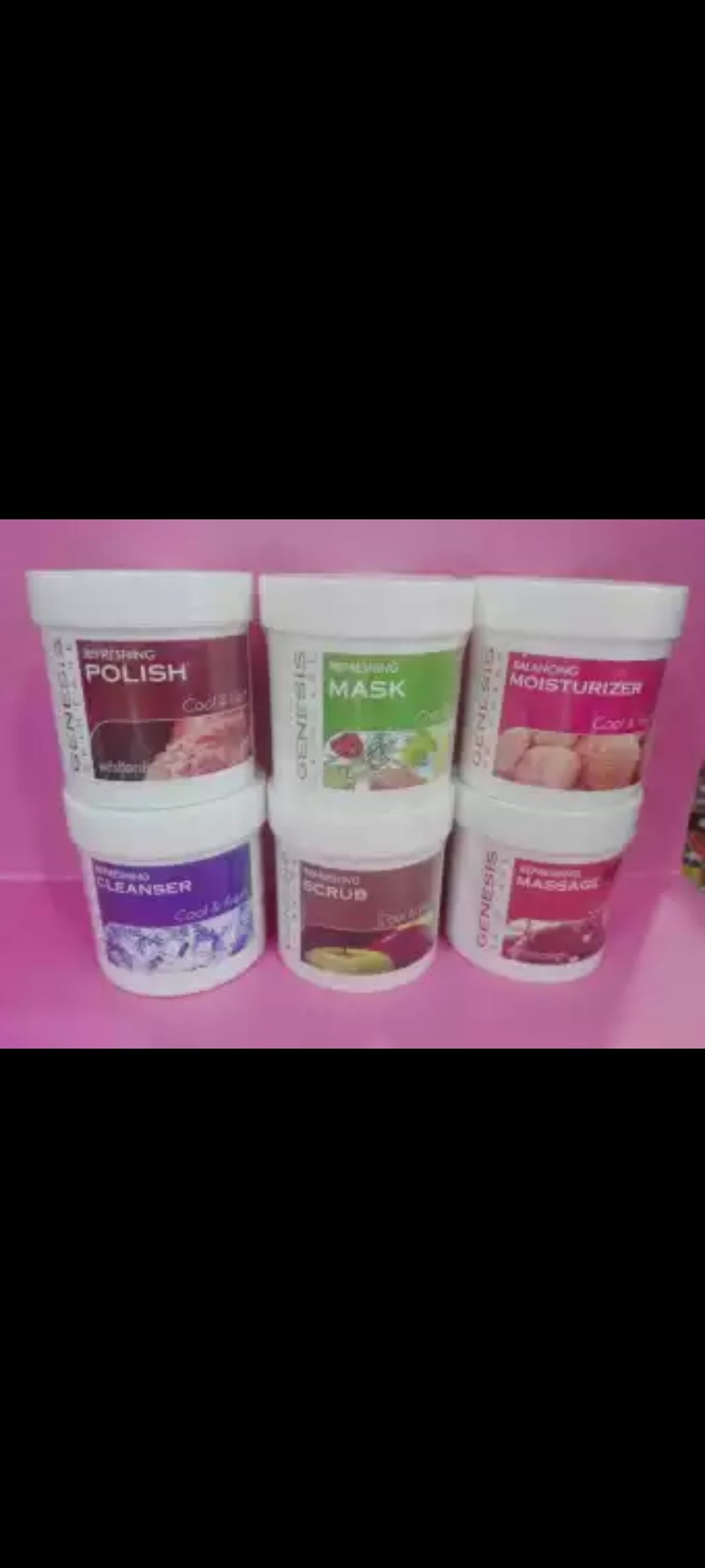 Pack of 6 Genesis Cool & Fresh Refreshing
Whitening Facial 440ml