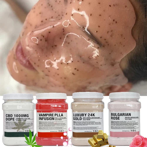 Fresh Mint SPA jelly mask (650g Jar) for beauty salon